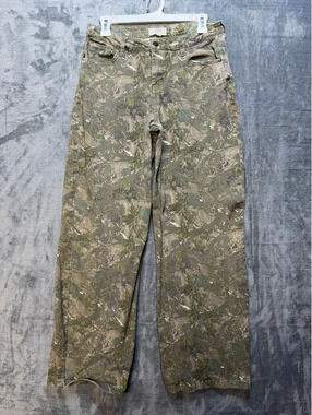 CALI 1850 Womens Camo Wide Leg Pants Camouflage Stretch Size 7